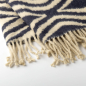 Preview: Hoii Plaid 'Amorella' 150 x 200 cm Insignia Blue - Blau